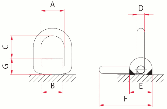 WHR-Series hoist rings